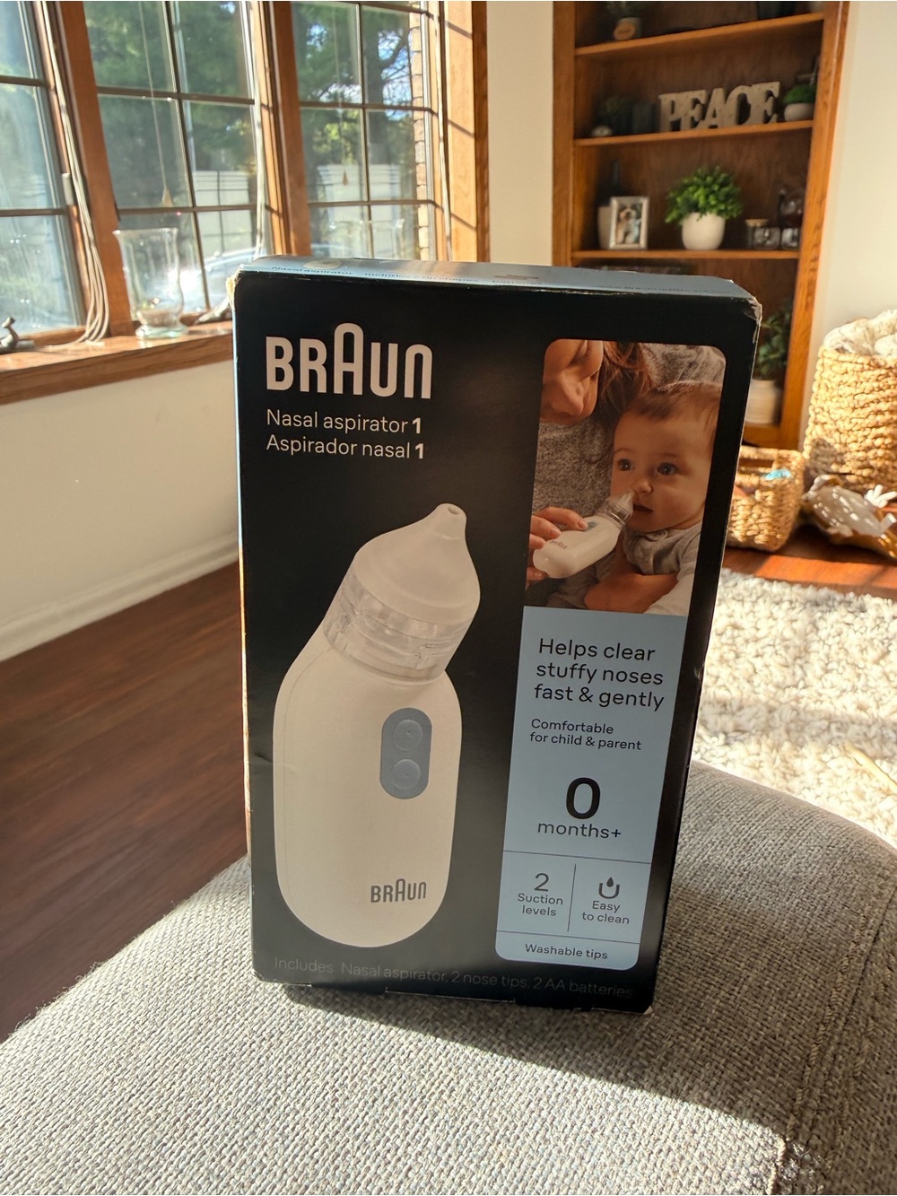 Braun Nasal Aspirator 1 for Kids - White